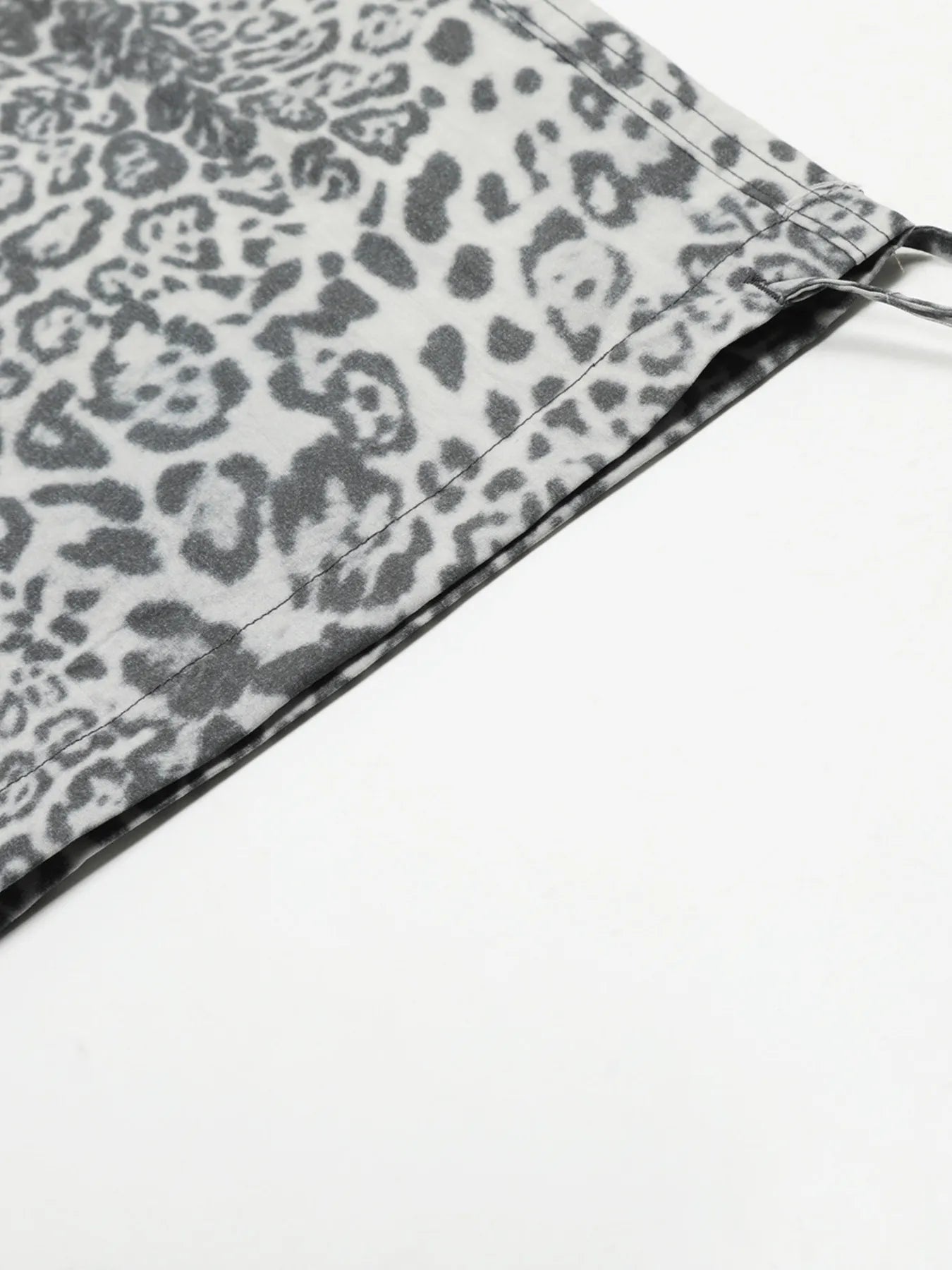 Ephirix™ Leopard Wide Leg Pants with Drawstring Details