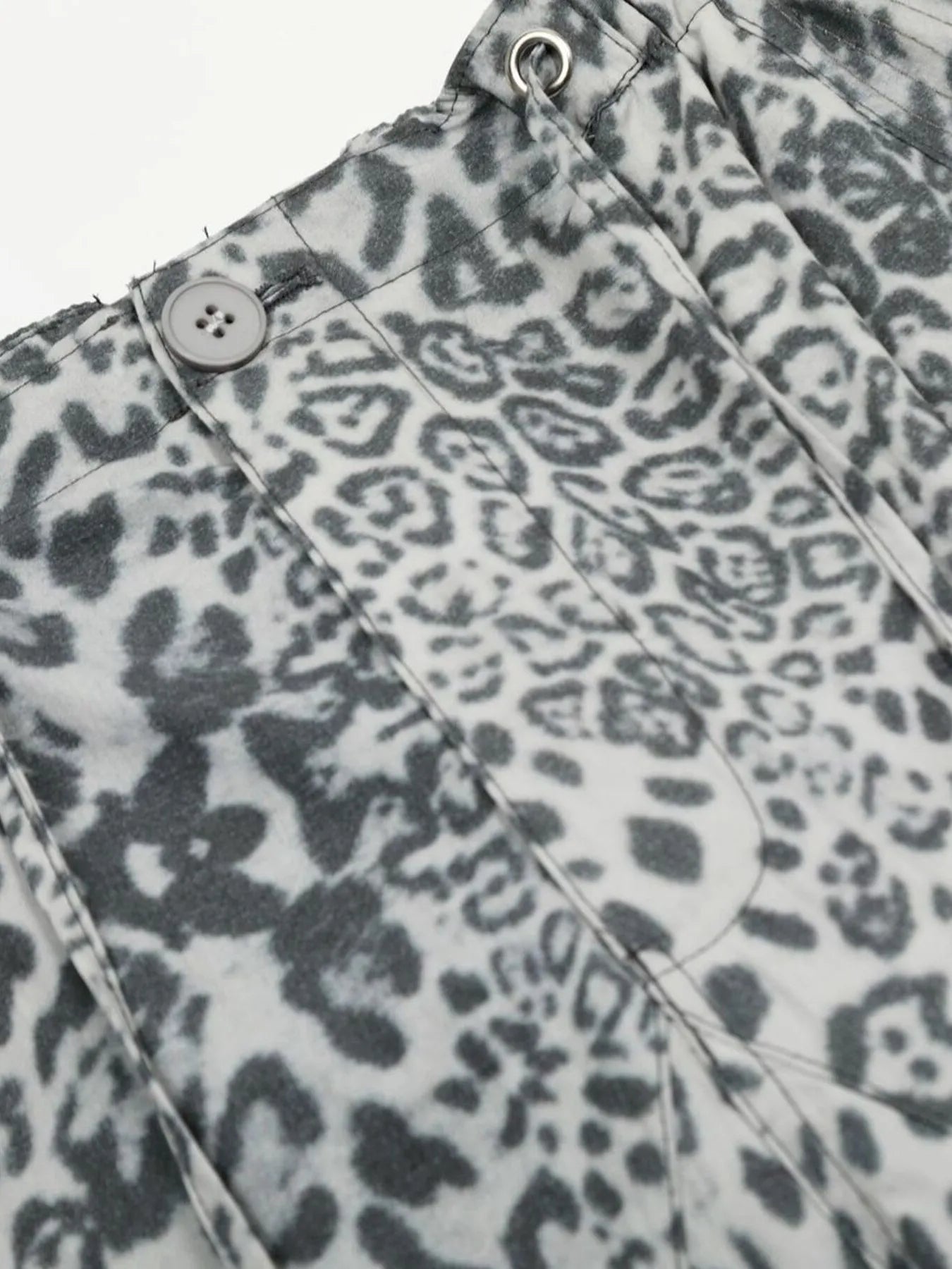 Ephirix™ Leopard Wide Leg Pants with Drawstring Details