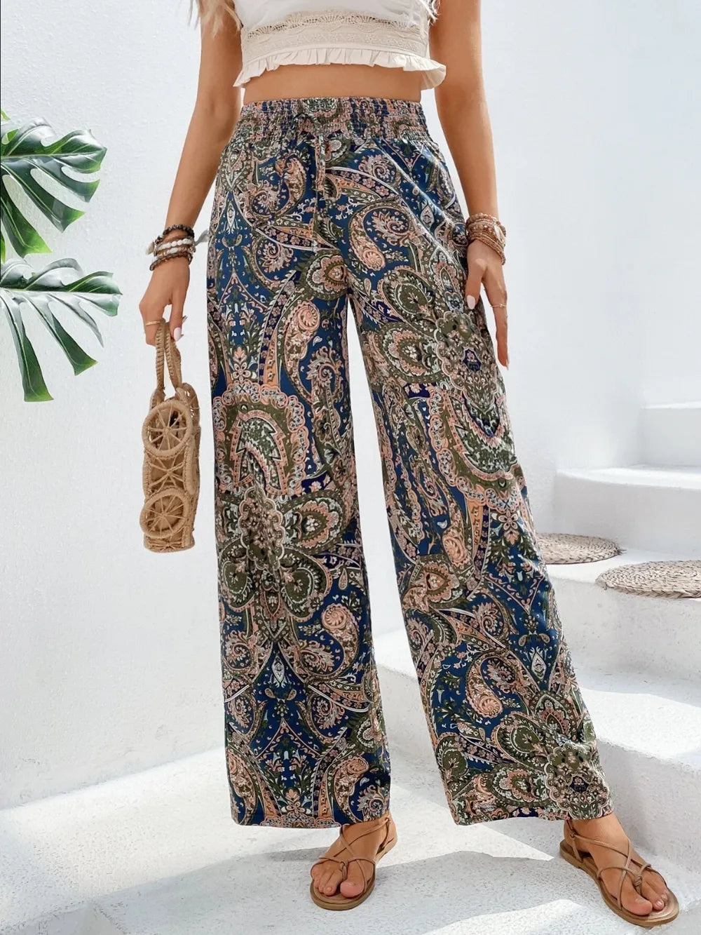 Ephirix™ Printed Wide Leg Pants