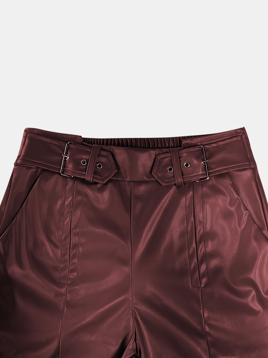 Ephirix™ Half Elastic Waist Wide Leg Pants