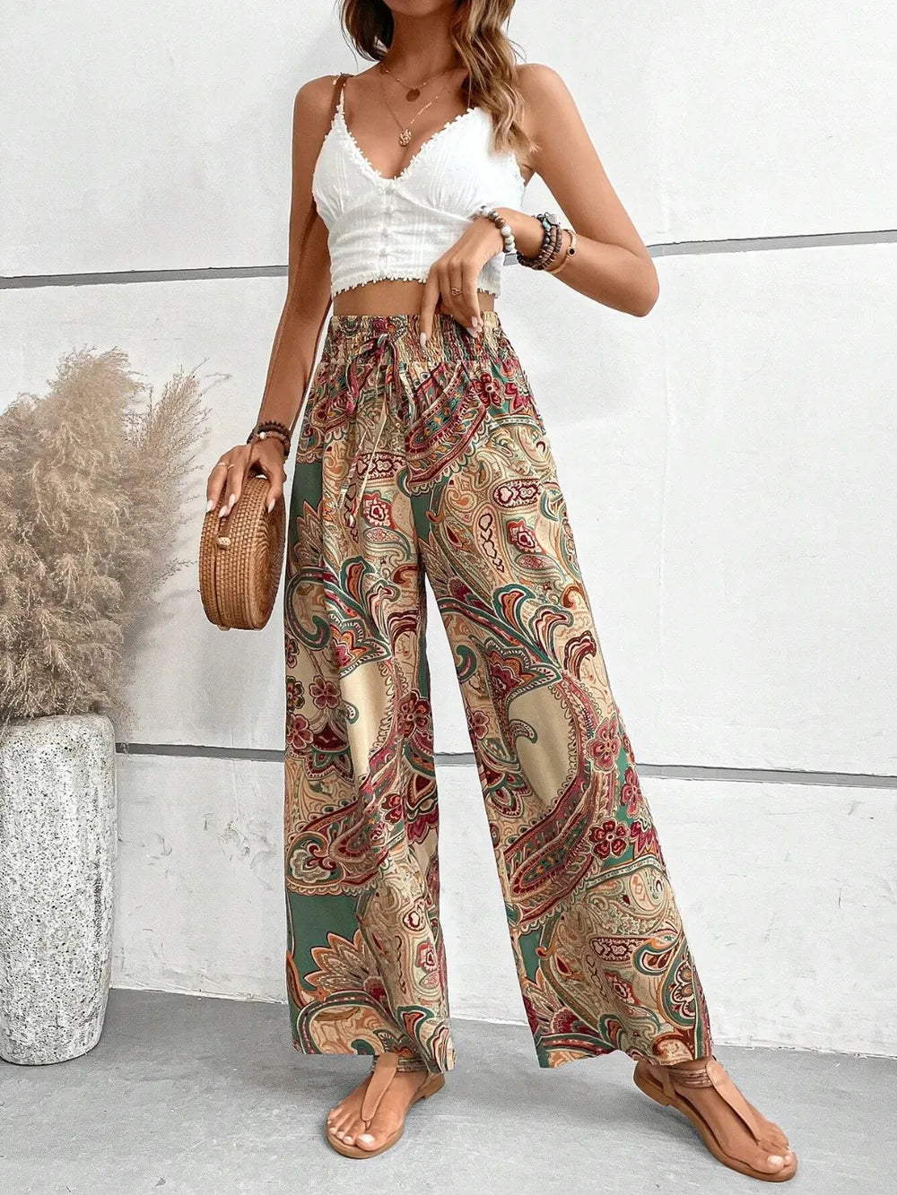 Ephirix™ Printed Wide Leg Pants