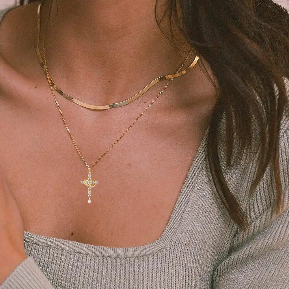 Ephirix™ – Cross & Crown Necklace