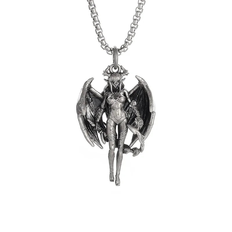 Ephirix™ Guardian Angel Wings Cross Pendant Necklace