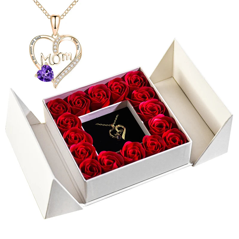 Ephirix™ Eternal Rose Necklace & Pendant – A Gift of Timeless Beauty