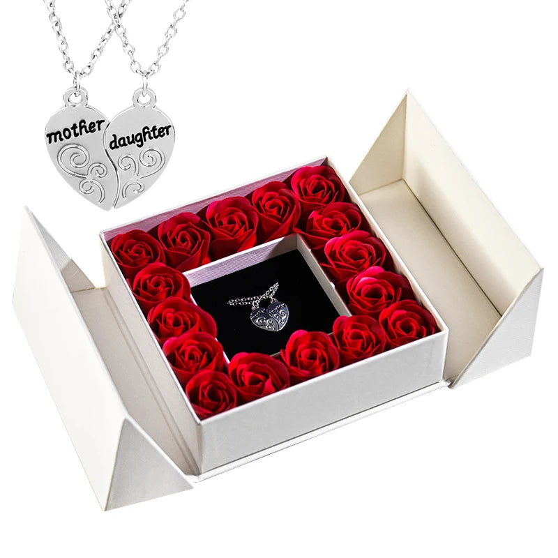 Ephirix™ Eternal Rose Necklace & Pendant – A Gift of Timeless Beauty