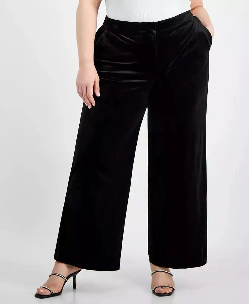 Ephirix™ Leopard Wide Leg Pants with Drawstring Details