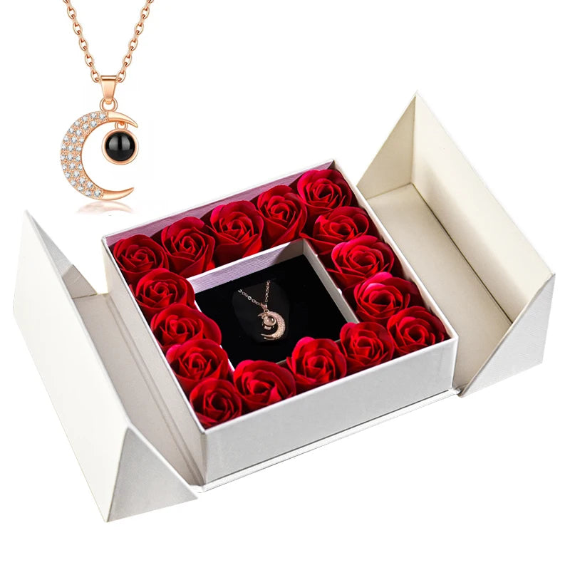 Ephirix™ Eternal Rose Necklace & Pendant – A Gift of Timeless Beauty