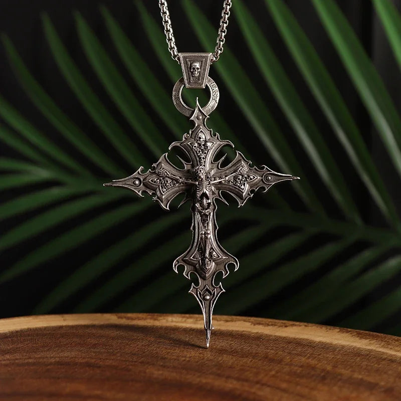 Ephirix™ Guardian Angel Wings Cross Pendant Necklace