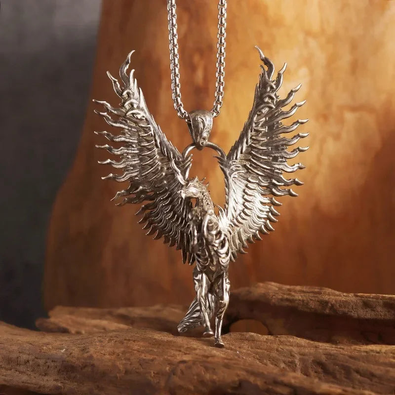Ephirix™ Guardian Angel Wings Cross Pendant Necklace
