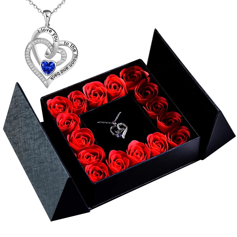 Ephirix™ Eternal Rose Necklace & Pendant – A Gift of Timeless Beauty