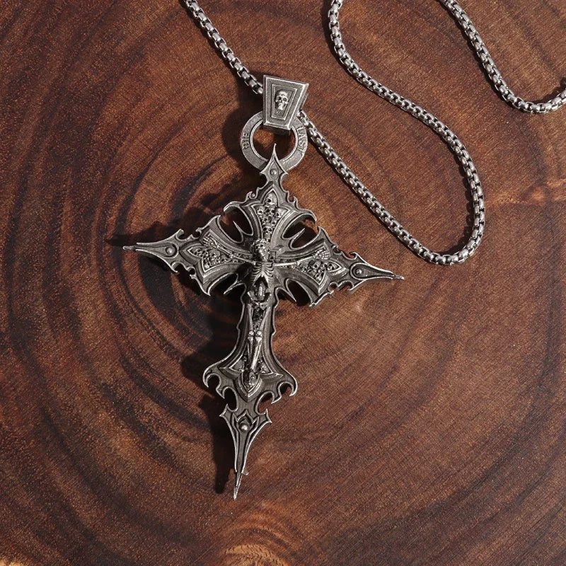 Ephirix™ Guardian Angel Wings Cross Pendant Necklace
