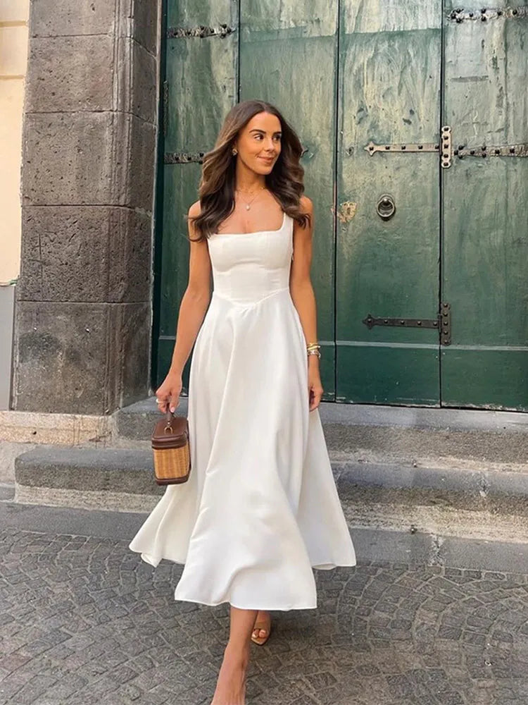 Ephirix™ Polka Dot Maxi Dress