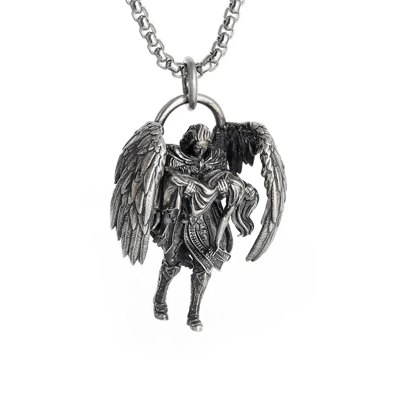 Ephirix™ Guardian Angel Wings Cross Pendant Necklace