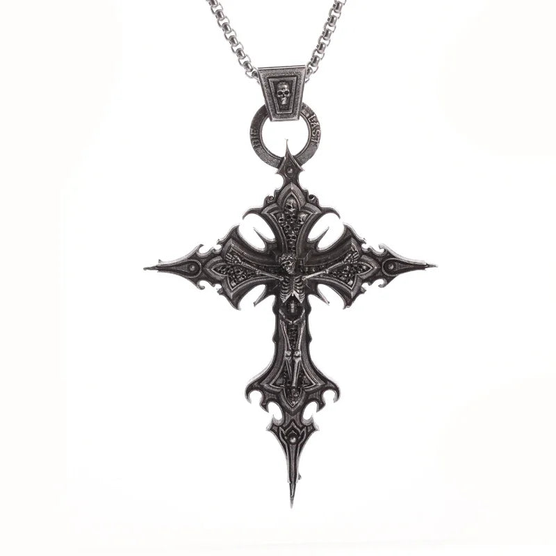 Ephirix™ Guardian Angel Wings Cross Pendant Necklace