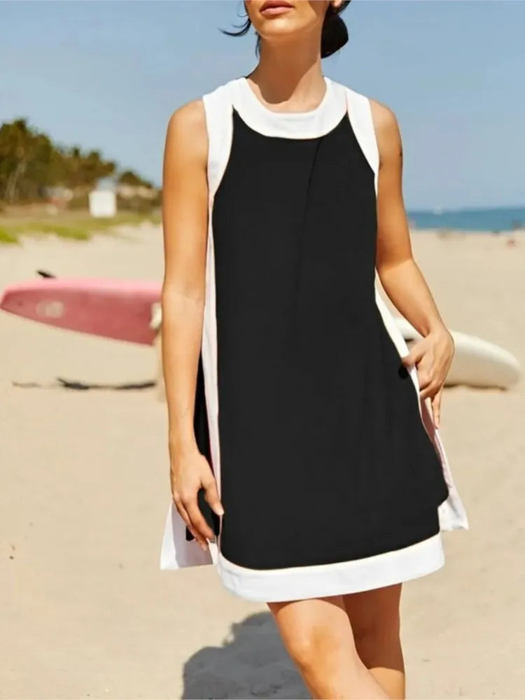 Versatile Vibe™ - Sleeveless Top & Skirt/Shorts Set