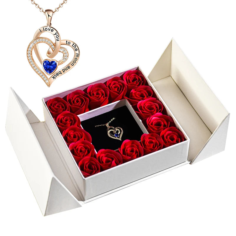 Ephirix™ Eternal Rose Necklace & Pendant – A Gift of Timeless Beauty