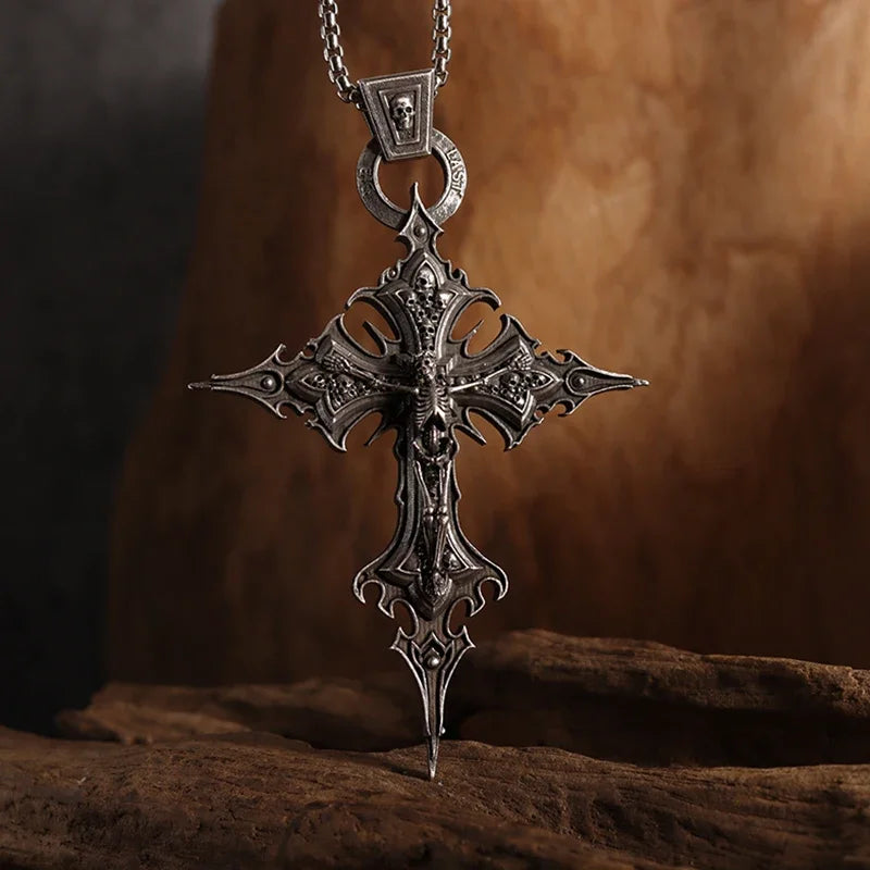 Ephirix™ Guardian Angel Wings Cross Pendant Necklace