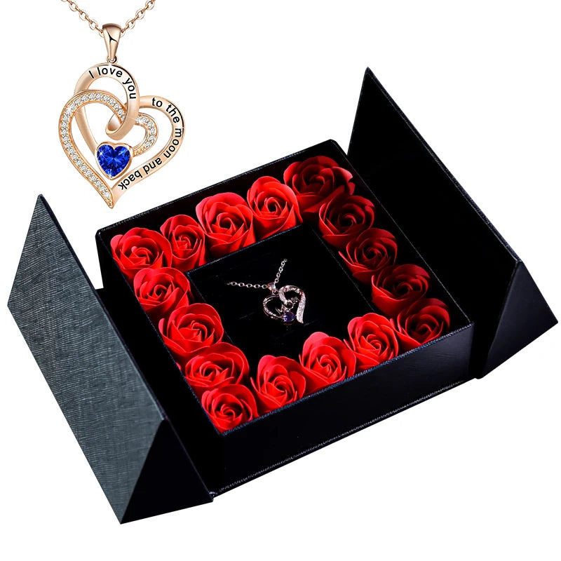 Ephirix™ Eternal Rose Necklace & Pendant – A Gift of Timeless Beauty