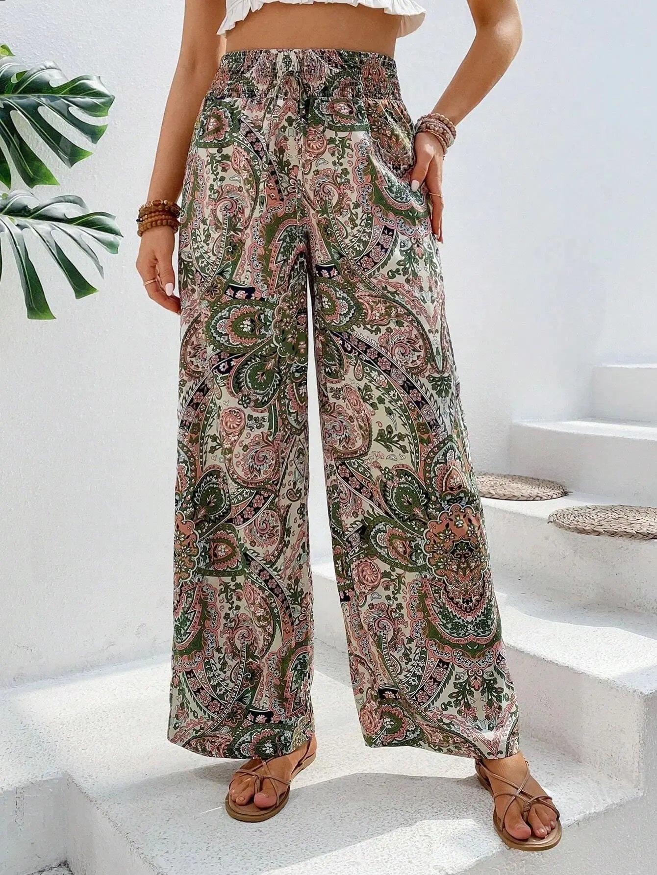 Ephirix™ Printed Wide Leg Pants