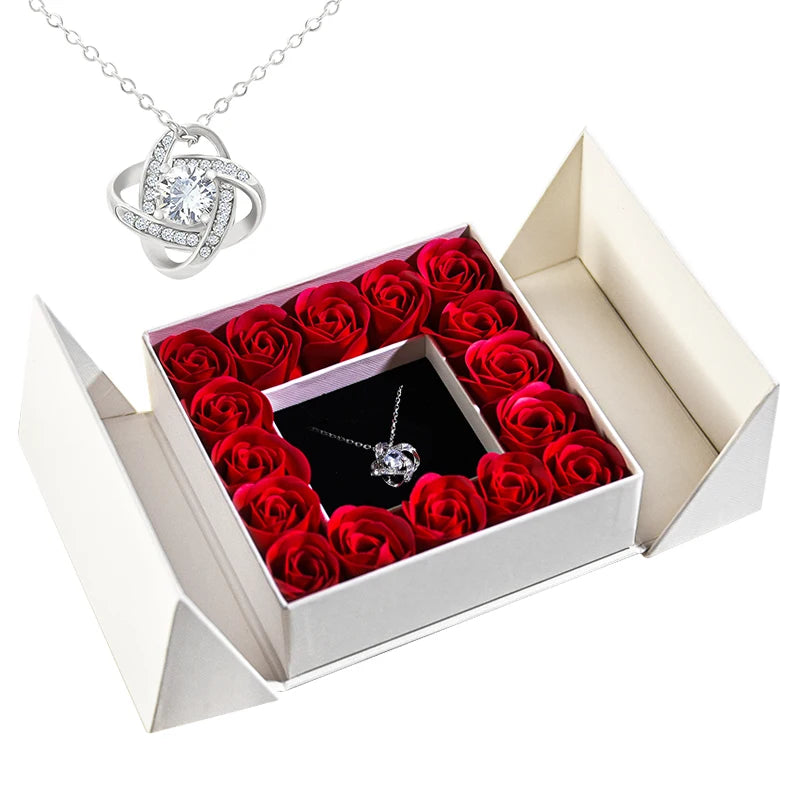 Ephirix™ Eternal Rose Necklace & Pendant – A Gift of Timeless Beauty