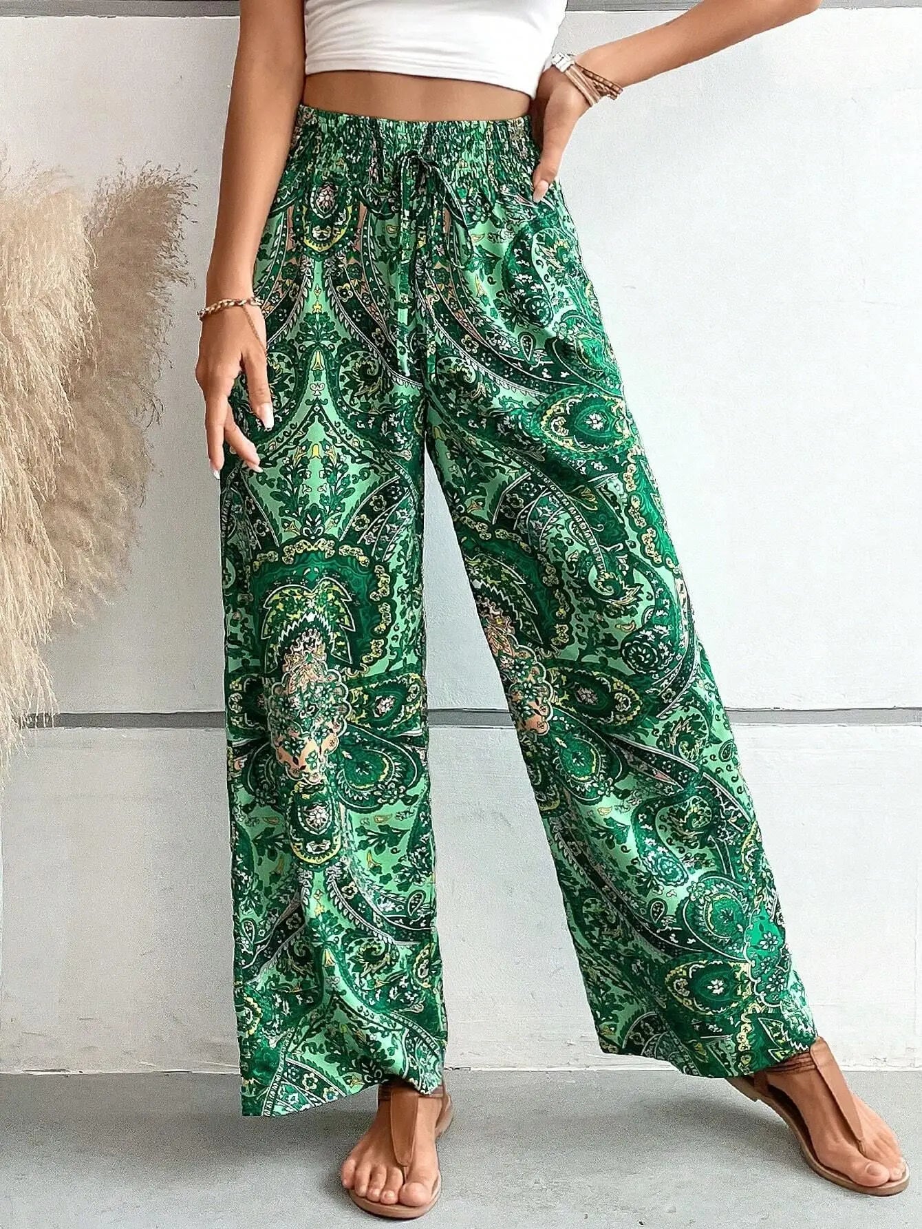 Ephirix™ Printed Wide Leg Pants