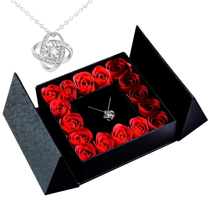 Ephirix™ Eternal Rose Necklace & Pendant – A Gift of Timeless Beauty