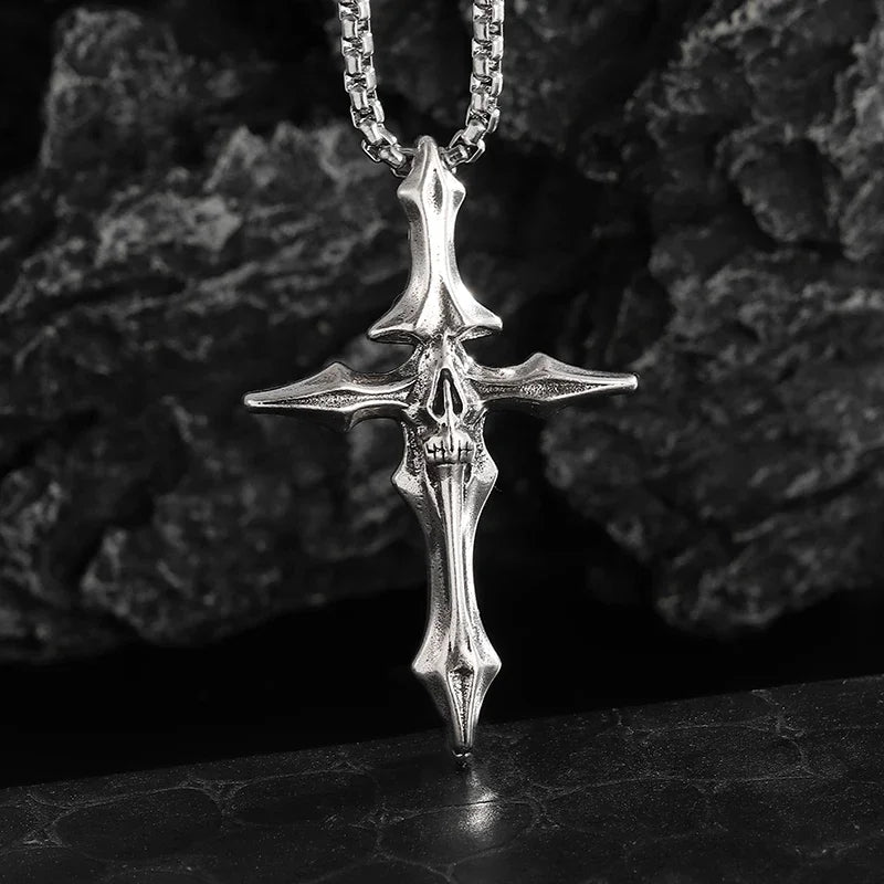 Ephirix™ Guardian Angel Wings Cross Pendant Necklace