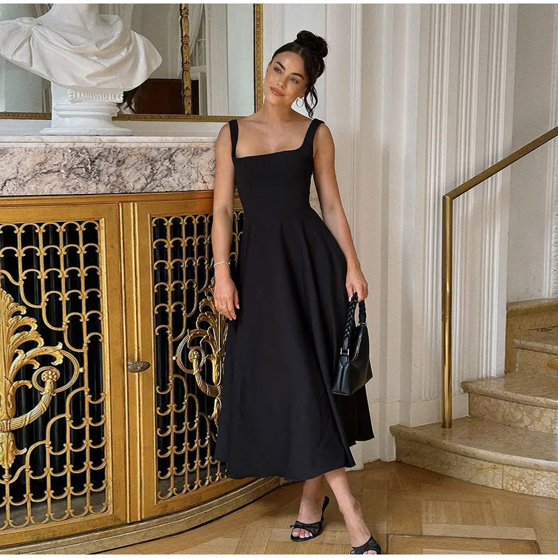 Ephirix™ Polka Dot Maxi Dress