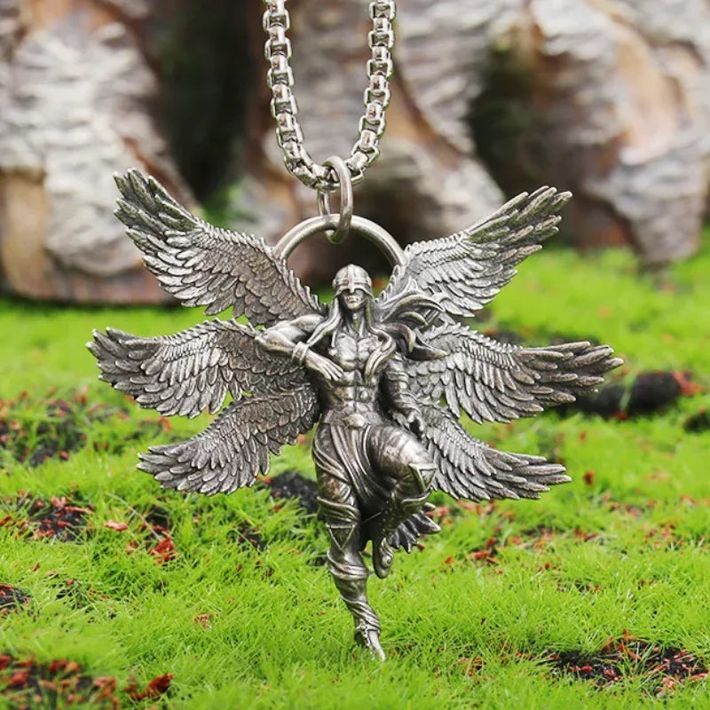 Ephirix™ Guardian Angel Wings Cross Pendant Necklace