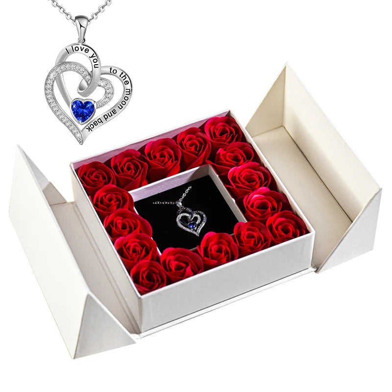 Ephirix™ Eternal Rose Necklace & Pendant – A Gift of Timeless Beauty