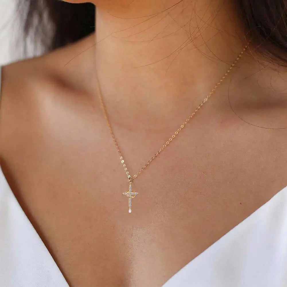 Ephirix™ – Cross & Crown Necklace