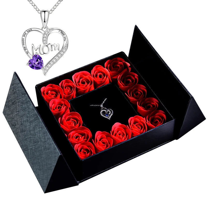 Ephirix™ Eternal Rose Necklace & Pendant – A Gift of Timeless Beauty
