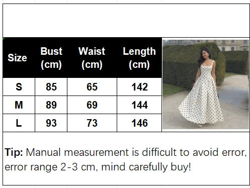 Ephirix™ Polka Dot Maxi Dress
