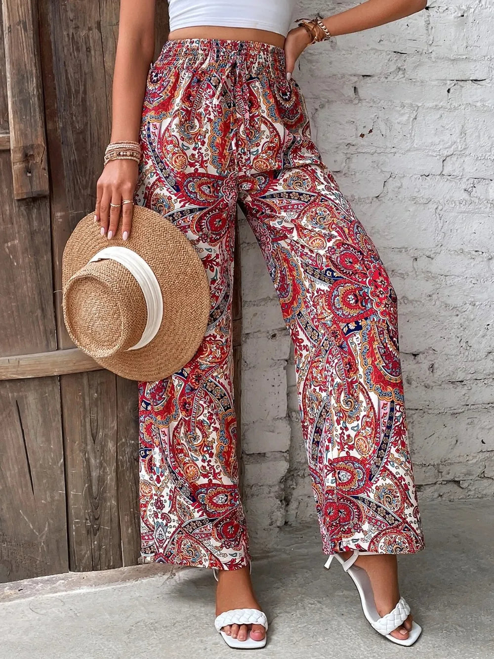 Ephirix™ Printed Wide Leg Pants